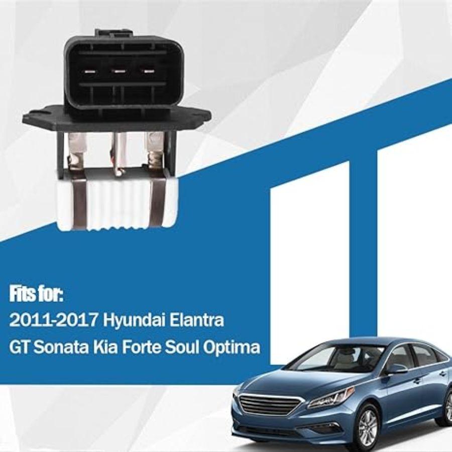 Engine Cooling Fan Resistor Fits for 2011-2017 Elantra GT Sonata Forte Soul Opti