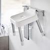 Yamazaki Bath Stool Mist 35cm White