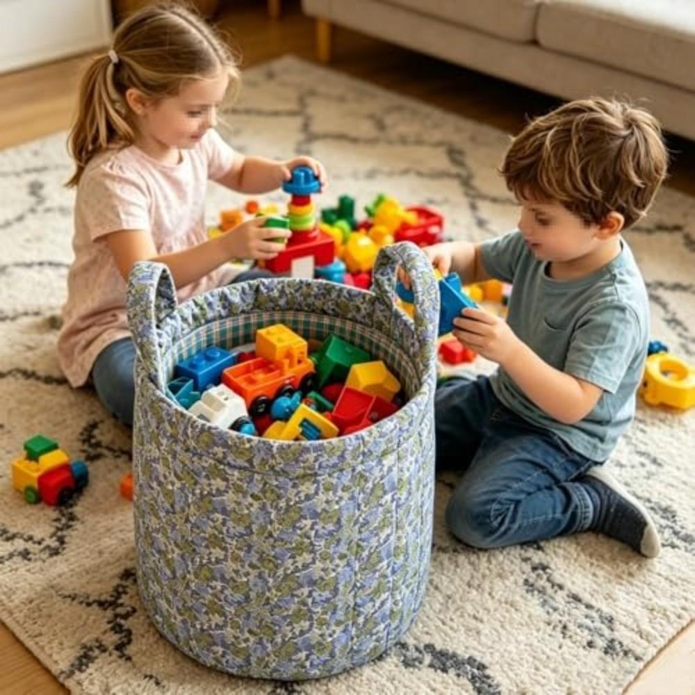 Foldable Storage Bin Fabric Home Organizer Bin New Storage Basket  Organization