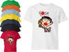 Red Nose Day Funny Character Kids Unisex Tee School Charity Event Boys Girls