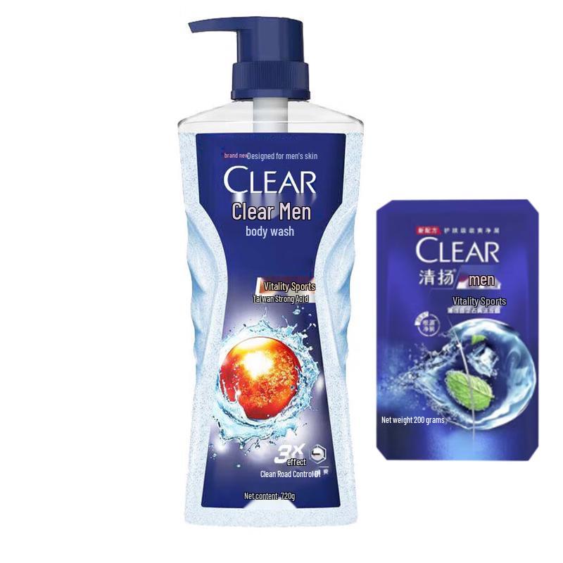 

Clear Men Balancing Oil Control Sport Shower Gel & Shampoo Set