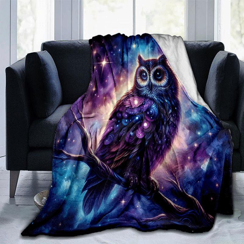 1pc Eagle Printing Lightweight Flannel Blanket, Comfortable and Warm Blanket, for Camping Sofa Bed and Couch Office, Suitable for Gift Blanke