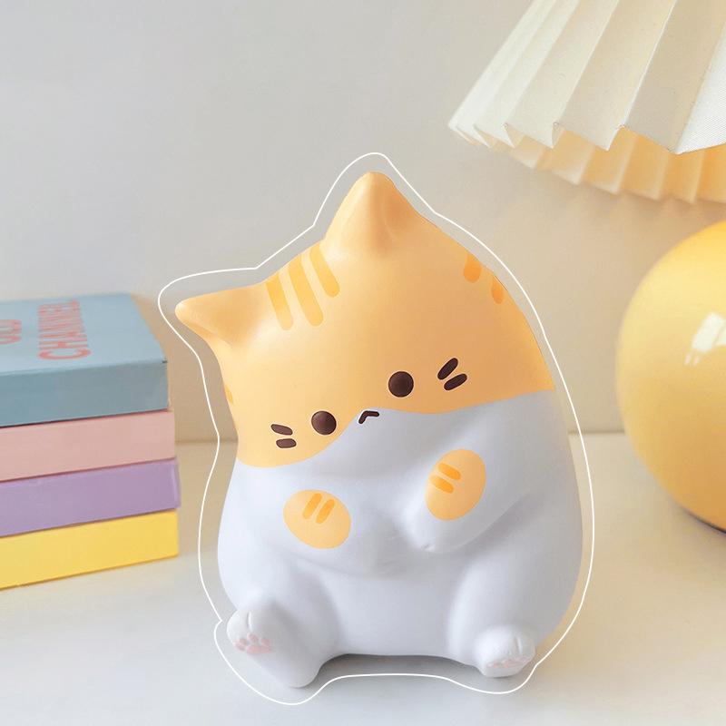 Funny Cute Stretchy Soft Cat Squishy Toys Squeeze Stress Relief Toys For Adults Fidget Toys Party Favors For Kids Gifts