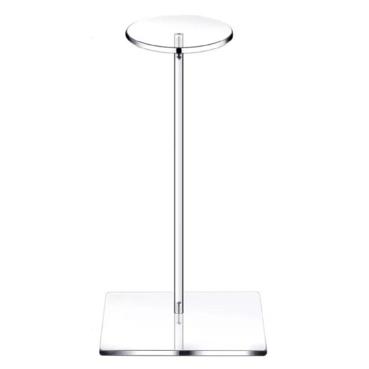 

Practical Sturdy Acrylic Hat and Wig Display Stands With Scratch Resistant Materials And Stability Household Daily USE 30CM