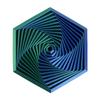 3D Printing Fractal Irritable Hexagon Decompression Tool Ornament Multiple Colors Children Transfiguration Toy Handicraft Gift