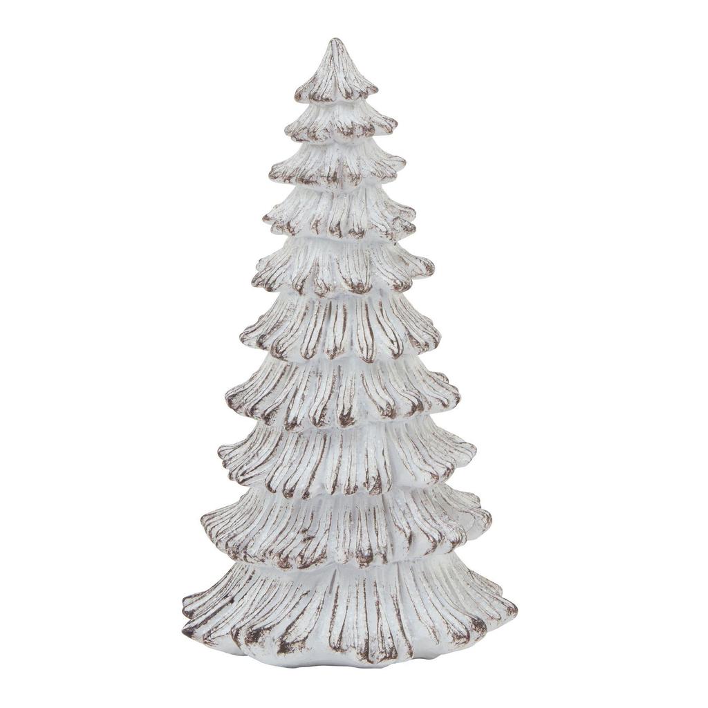 Hill Interiors Snowy Pine Tree Sculpture