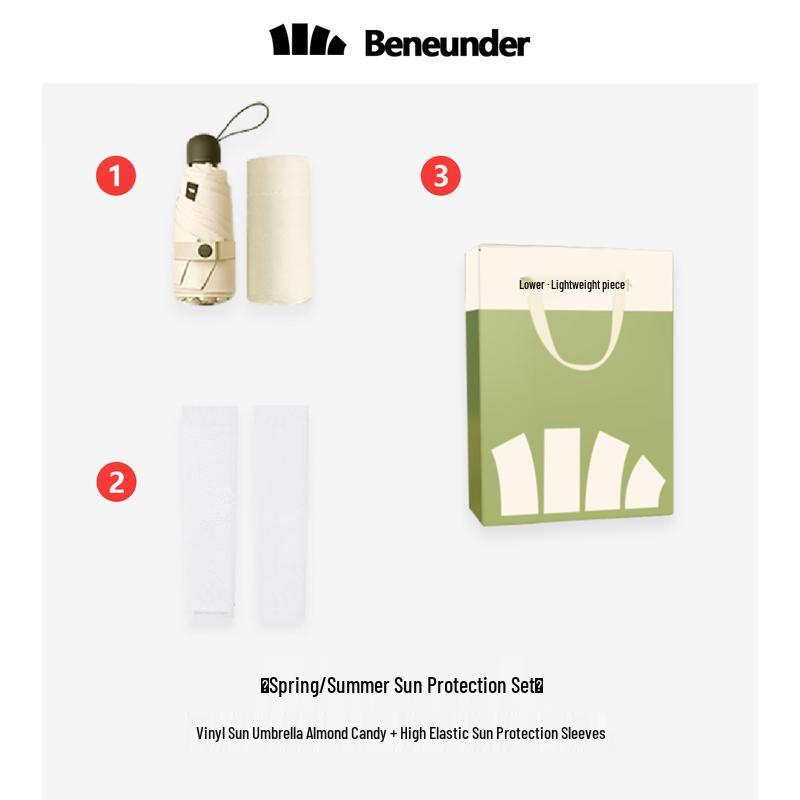 Beneunder UV Protection Umbrella & Sleeves Set