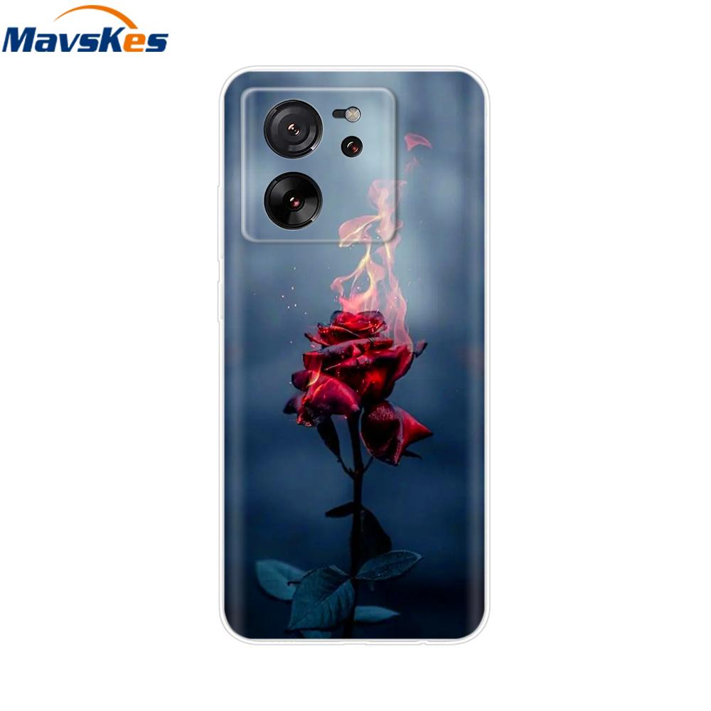For Xiaomi 13T Pro 5G Case 13T 13 Soft Clear Silicone Bumper Phone Back Cover for Xiaomi 13 Lite 13T Pro Mi13T Shockproof Cases