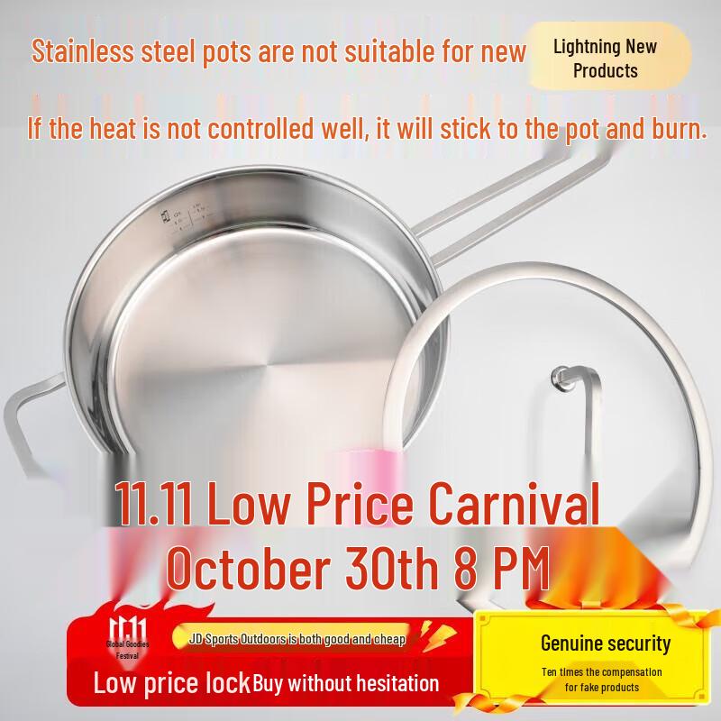 ZWILLING Moment 24cm Stainless Steel Frying Pan