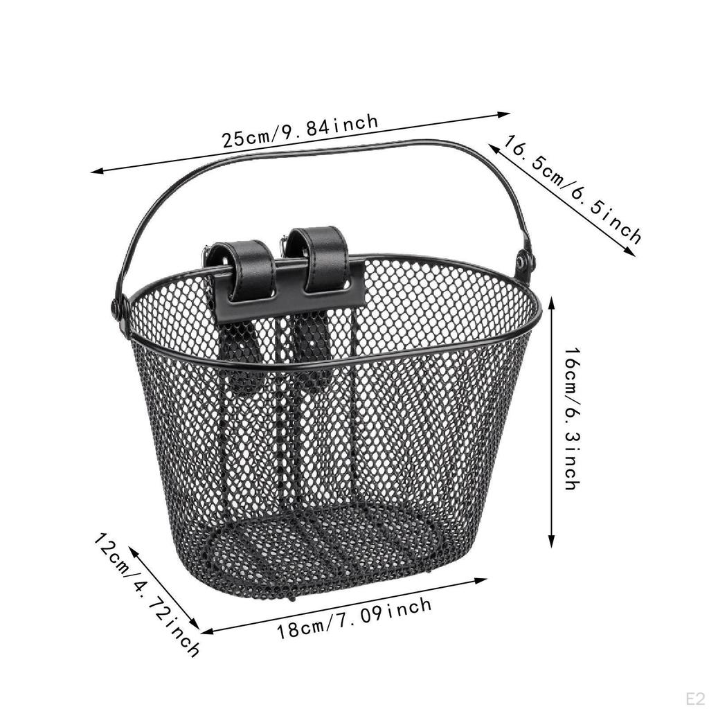 Kids Bike Basket Child Bicycle Cycling Handlebar for Girls Riding