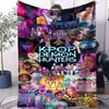K-Pop Hot Group HUNTR/X & SajaBoys Fleecedecke Niedlich Anime Super Warm Qualität für Reise Büro Zuhause Couch Fans Must-Have Geschenk