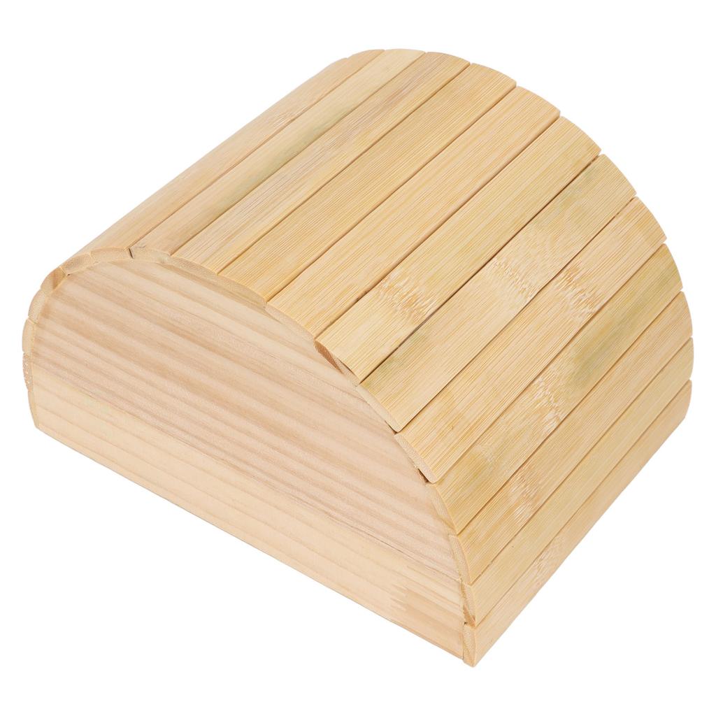 Hamster Wooden House Bite Resistance Arched Guinea Pig Wood Hideout for Hamster Dwarf Hamster Golden Bear