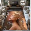 Soft Crystal Velvet Floor Rug,Ariana Grande Anti Slip Decorative Carpet, Plush Area Mat For Indoor Home Decoration