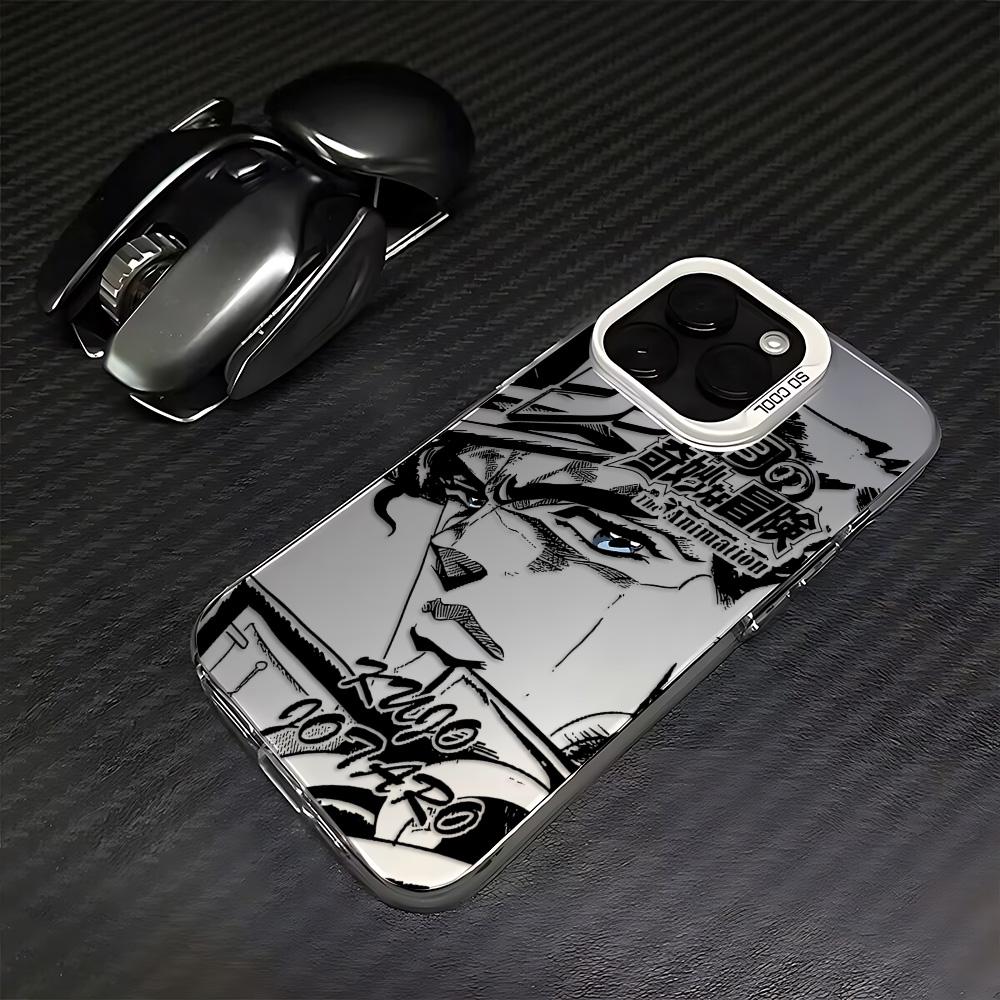 

Чехол для телефона JoJo s Bizarre Adventure для iPhone 17 16e 16 15 14 13 12 11 mini Pro Max X XR 8 7 Air Plus Противоударный Матовый Чехол iPhone 17 Air