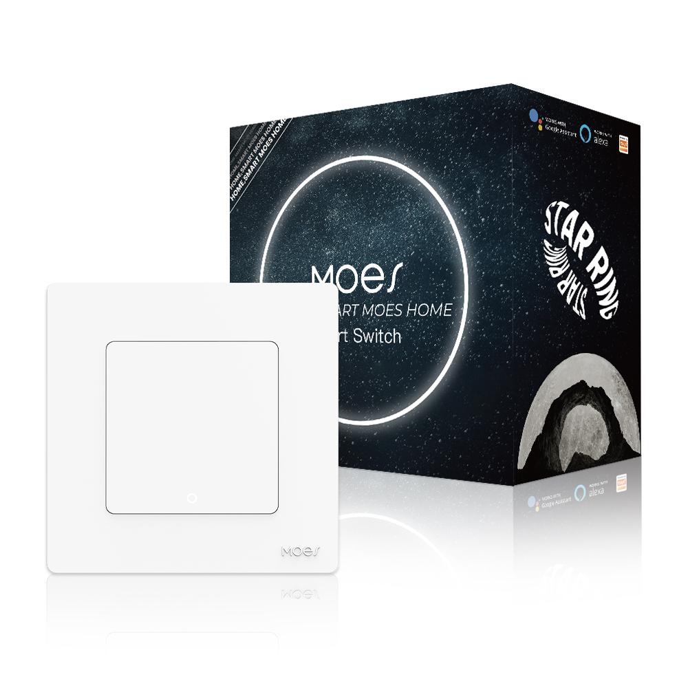 MOES Star Ring Series Tuya Smart ZigBee Push Button Smart Scene Switch Functional RF Transmitter Work with Alexa Google Home