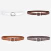 Womens Leather Waist Belt For Fashion Casual And Workwear With Durable Metal Closure