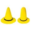 Cosplay Costume Witch Hat Yellow  Wizard Hat for All Age Halloween Party Hat Role Play Witch Hat Cloche Hat Headwear