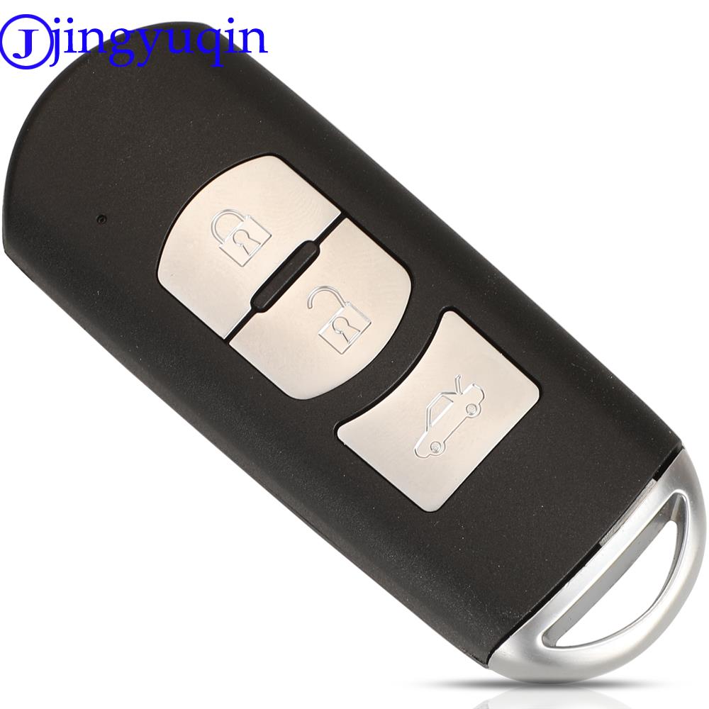 Jingyuqin 3 Tasten Smart Key Shell für MAZDA M2 M3 M5 M6 CX-3 CX-5 Demio Axela Premacy Atenza Auto Remote Keyless Fall fob