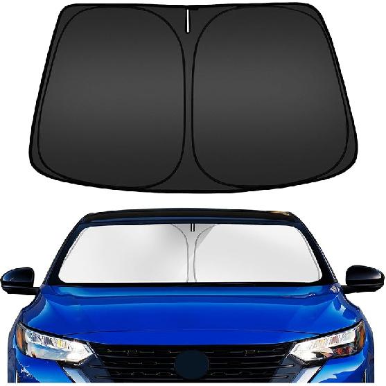 ARISMOTOR Windshield Sun Shade for Ni-ssan Altima 2019-2025, Custom Fit Foldable Front Window Sunshade Sun Visor Protector, Block UV Rays Keep Your