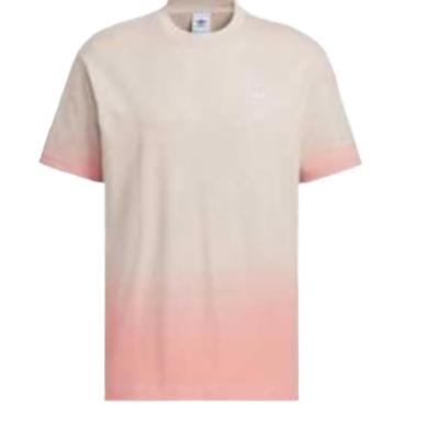 adidas Unitefit Classic Series Comfortable Soft Breathable Gradient Short Sleeve T-Shirt Unisex Tops Miracle-Gray Brown KB1922