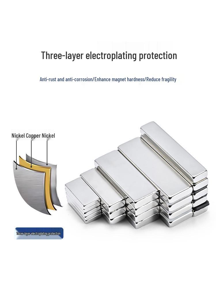N52 Neodymium Iron Boron Square Magnet – Strong Rare Earth Permanent Magnet