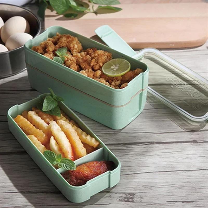 Food Container with Compartment for Kids, 900ml, Leakproof, for Food Bento Box, Japanese Thermal Snack Lunch Box, Dinnerware
