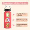 55 New Animal Digital Cartoon Graffiti Stickers Decorative Skateboard Mobile Phone Waterproof Stickers