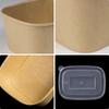 Kraft Paper Rectangular Disposable Food Containers