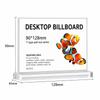 Durable A4/A5/A6 Desk Display Stand Acrylic Transparent Menu Stand Holder Double Side Clear Price Label Display Rack Hotel