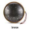 Hanpan 12-Inch Steel Tongue Drum, 15-Note D Key, Ethereal Sanskrit Sound