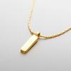 Minimalist Cross-Border Brick Necklace - Hip-Hop Clavicle Chain, Light Luxury Sweater Accessory