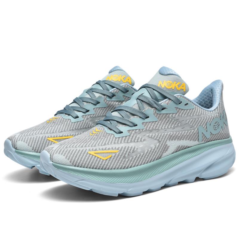 

Мужские кроссовки для бега, дышащие мужские спортивные кроссовки, удобная повседневная прогулочная обувь на шнуровке, спортивная тренировочная обувь 43 лунный камень синий