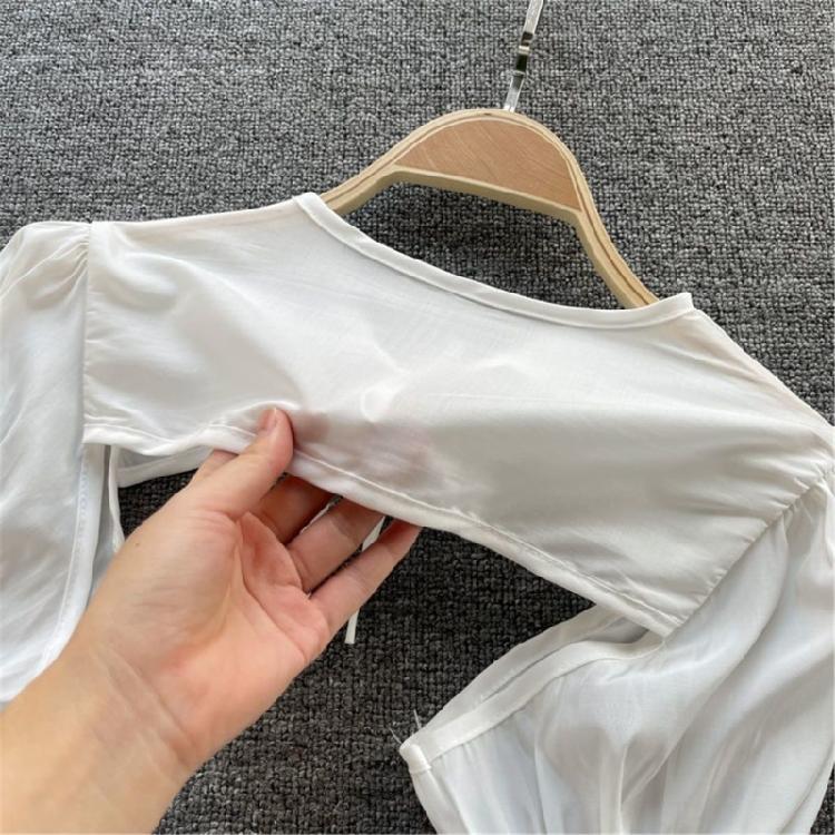 Fashionable Shoulder Wrap for Vacation Thin Shawl Scarf for Beach Sun Protective Shawl Wrap for Women with Long Sleeves