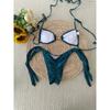 Starfish Strappy Thong Bikini Women Swimwear Female Sexy Swimsuit Solid Bathers Bathing Swimming Swim Suit Beachwear