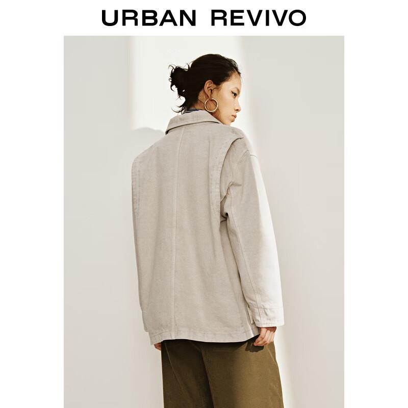 UR Women's Casual Multi-Pocket Denim Jacket