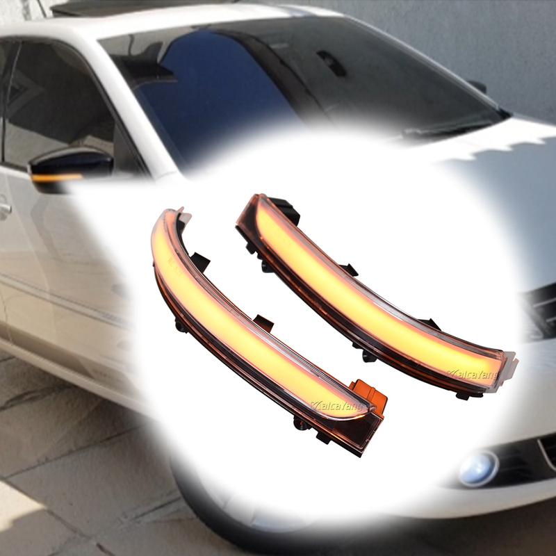 NEW Premium Quality Car LED Dynamic Turn Signal Light FOR VW GOL Saveiro Voyage FOX UP Side Mirror Sequential Blinker Indicator