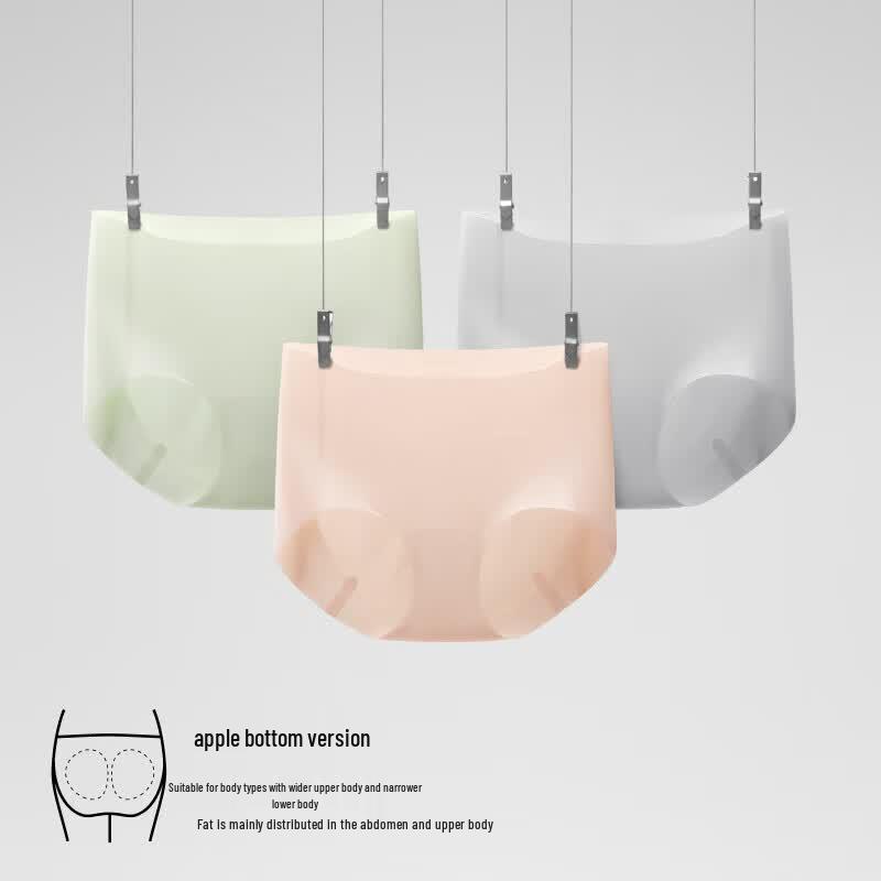 Bananain 508A Women's Seamless Anti-Chafe Briefs 3-Pack