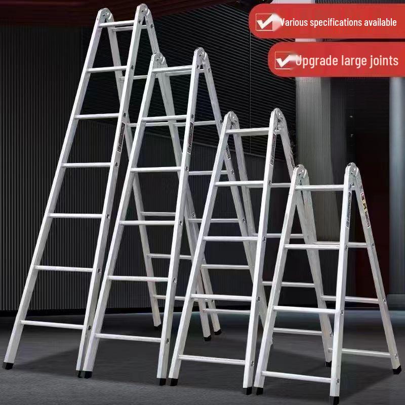 Multi-Functional Folding Carbon Steel A-Frame Ladder with 4-5 Steps for Indoor Use
