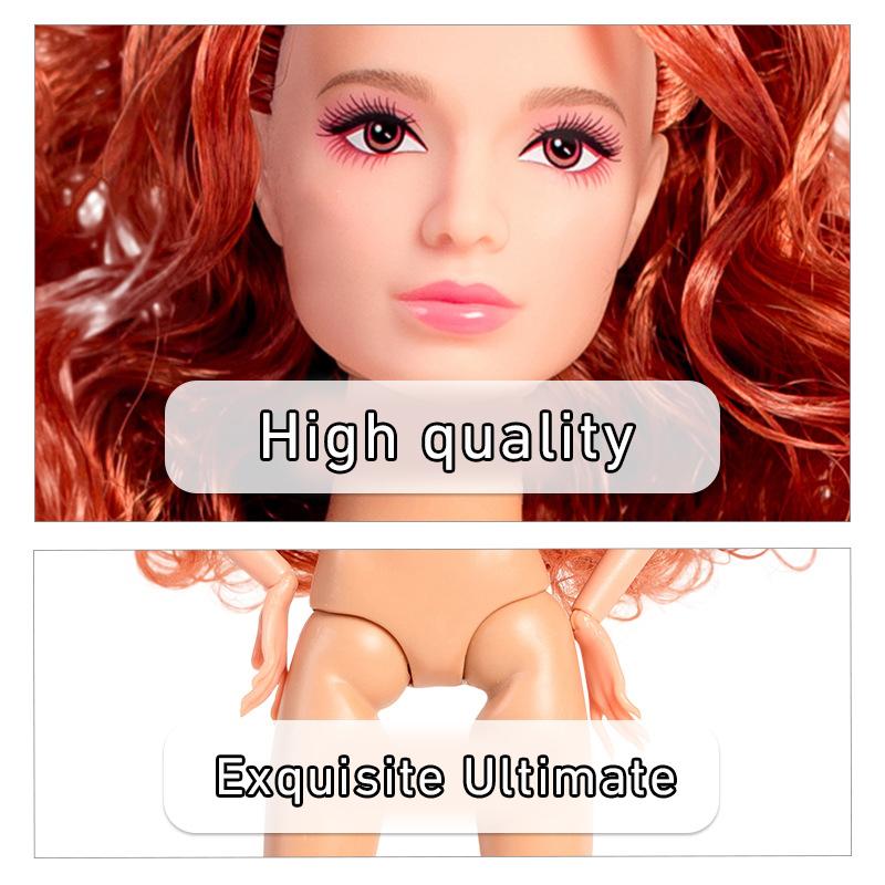 European Fashion 1/6 BJD Doll Body Collector Limited Collection Daily Outfit Party Gown for Barbie Doll DIY Toys Birthday Gifts