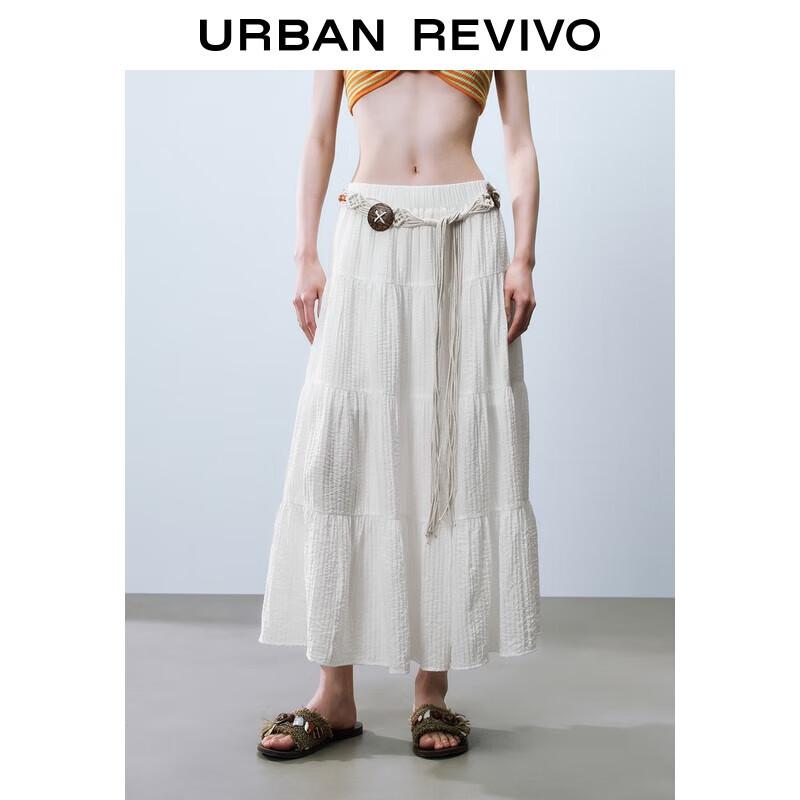 Женская плиссированная юбка-миди А-силуэта UR XS