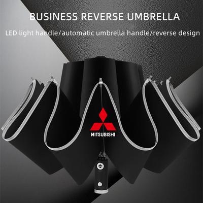 Auto LED Licht Automatisch Opvouwbare Winddichte Zonnescherm Paraplu voor Lancer ASX Outlander Pajero Evolution Auto Accessoires