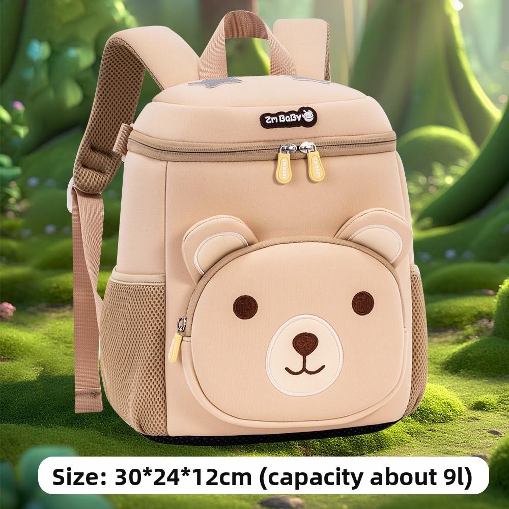 Sesame Baby Cartoon Kids School Backpack With Reflective Safety Night Light For Toddlers