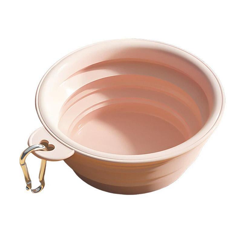 350/1000ML Pet Folding Silicone Bowl Dog Food Bowl Water Travel Portable Bowl Universal Food Bowl for Cats and Dogs Water Bowl