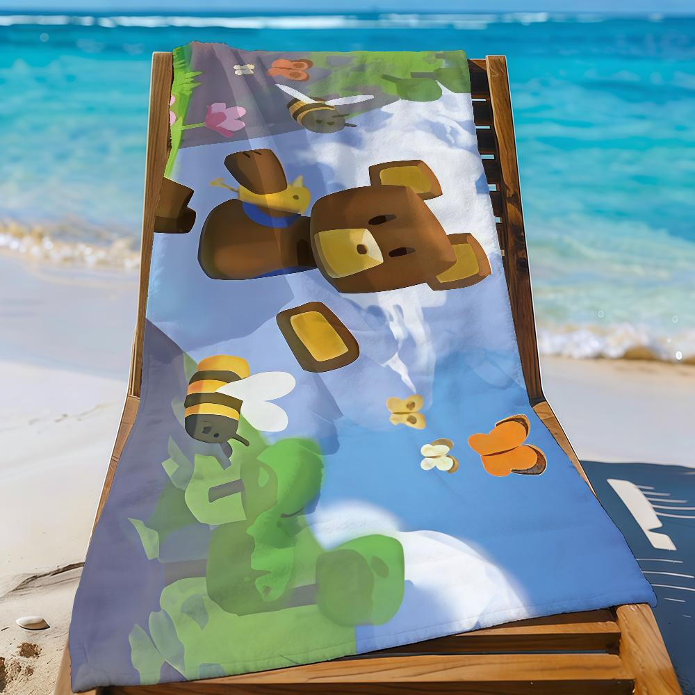 Asciugamano Super Orso Avventura Sportivo Asciugatura Rapida Attrezzatura da Viaggio Campeggio Anti-Sabbia Morbido Leggero Grande Asciugamano da Spiaggia