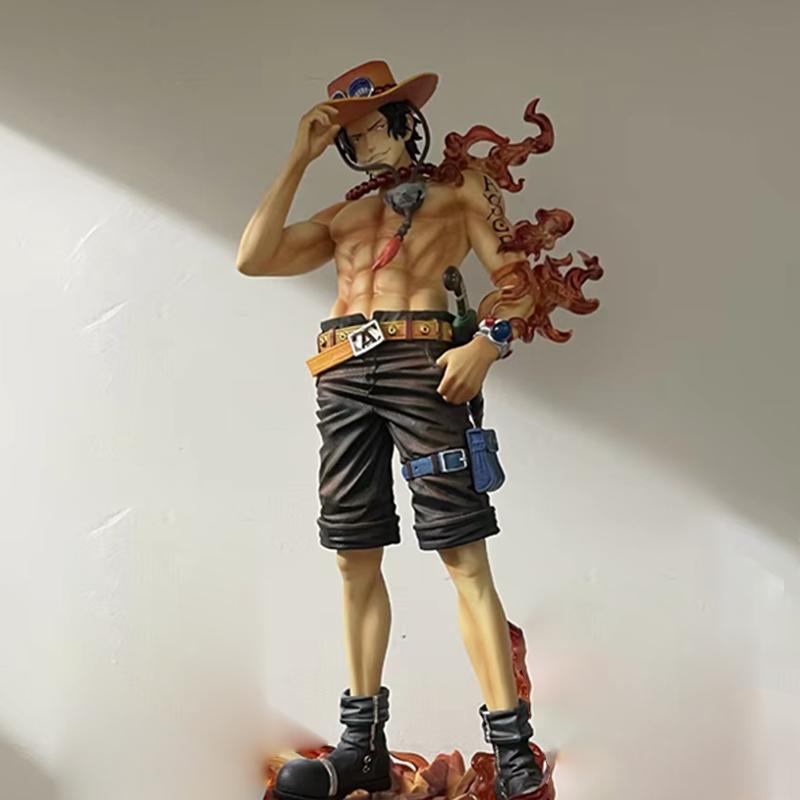 One Piece Anime Dreamy Flame Ace Pirate King Gk Figure Collectible Model Toy Gift Static Pvc Sculpture Display Piece Toys Gift