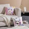 Anime Miss Kobayashis Dragon Maid-A Pillow Case Comfort Sofa Bed Silky Elegant Invisible Zipper Decorative Cushion Cover