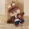 5Pcs/Set Changeable Costume for Labubu Gen 1/2/3 17cm Collectible Figurines T Shirt Jacket Jeans with Hat and Shoes