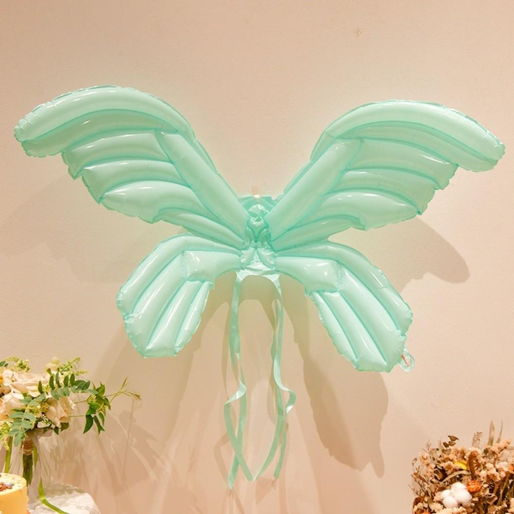 Party Balloon Inflatable Angel Butterfly Wing Balloon Colorful Fairy Wing Balloon Back Hanging Balloon Children s Day 10inch синий