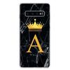 Literă Alphabet Crown AJ Husă pentru telefon pentru Samsung Galaxy S10 Plus S20 FE S21 S22 Ultra S10E S9 S8 + S7 Edge J4 Carcasă