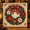 1 Set Weihnachtsthema Weihnachtsstoffmalset Weihnachtsbastelprojekt